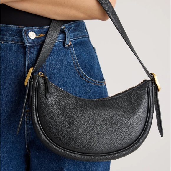 Black Leather Purse - Picture 3 of 4